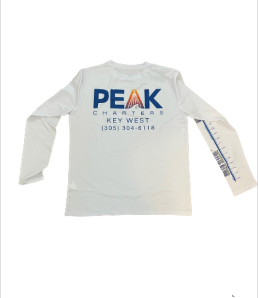 Performance Long sleeve Fishing Shirt - White